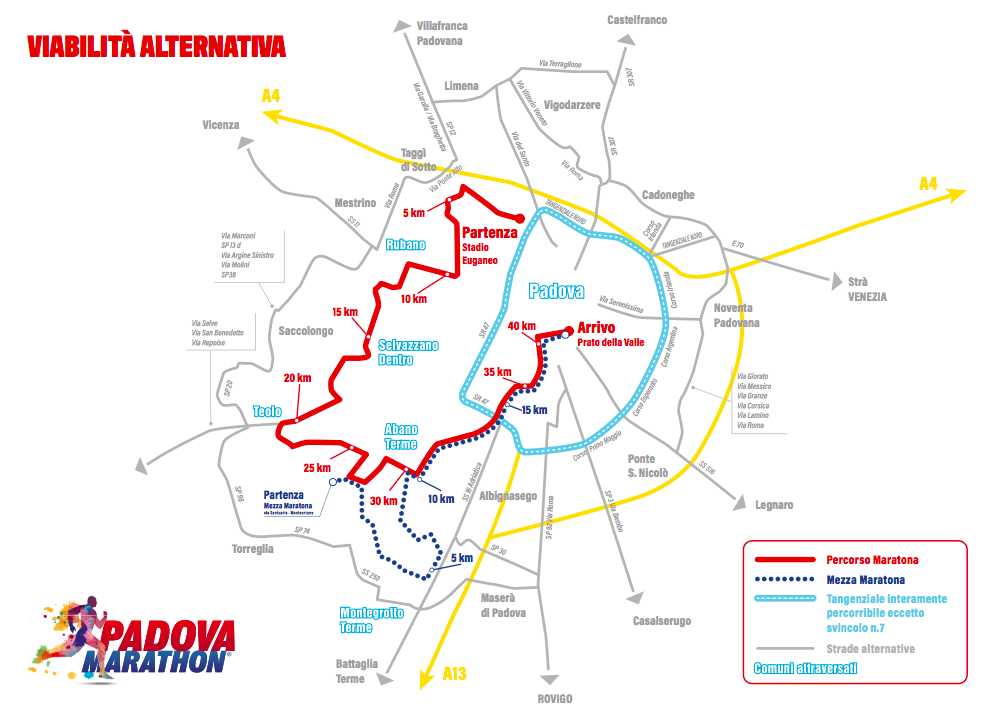 Mappa Viabilità alternativa