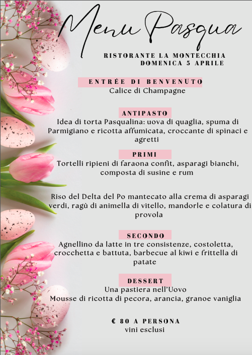 Menu PasquaMontecchia 5 aprile