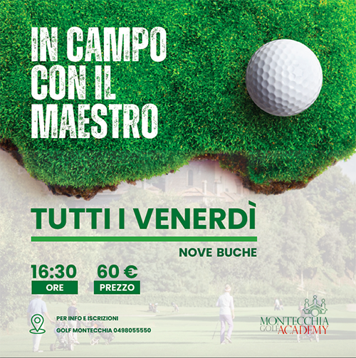 IN CAMPO CON IL MAESTRO > 9 BUCHE TUTTI I VENERDì DA APRILE!