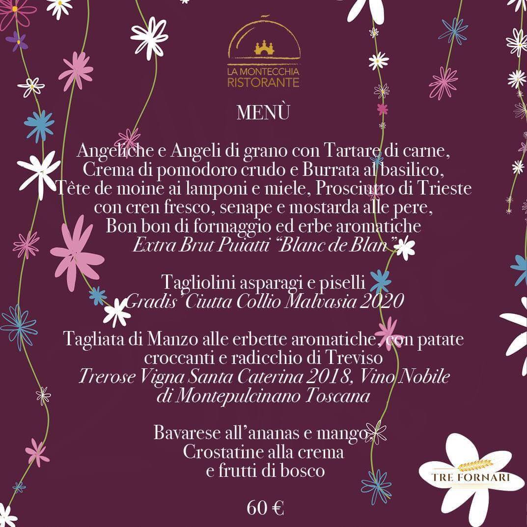 Spring dinner party menù