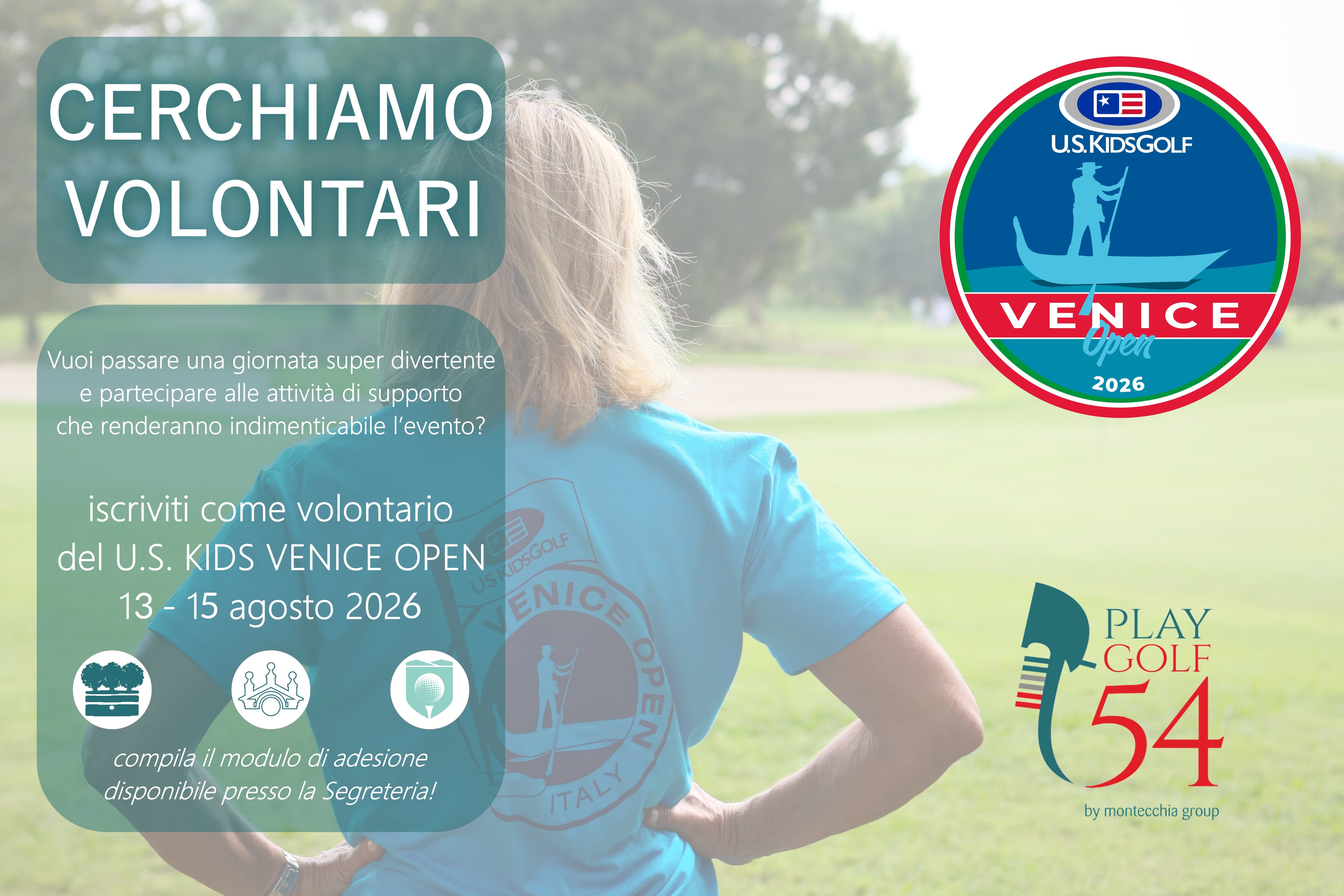 U.S. KIDS VENICE OPEN 2026 - CERCASI VOLONTARI