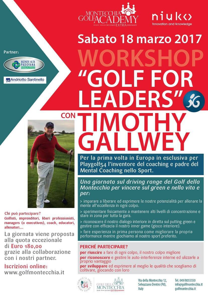 GOLF FOR LEADERS con TIM GALLWEY