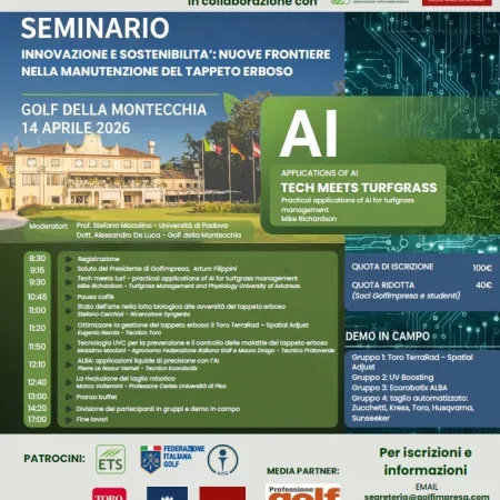 GOLFIMPRESA - SEMINARIO INNOVAZIONE E SOSTENIBILITA'