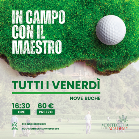 IN CAMPO CON IL MAESTRO > 9 BUCHE TUTTI I VENERDì DA APRILE!