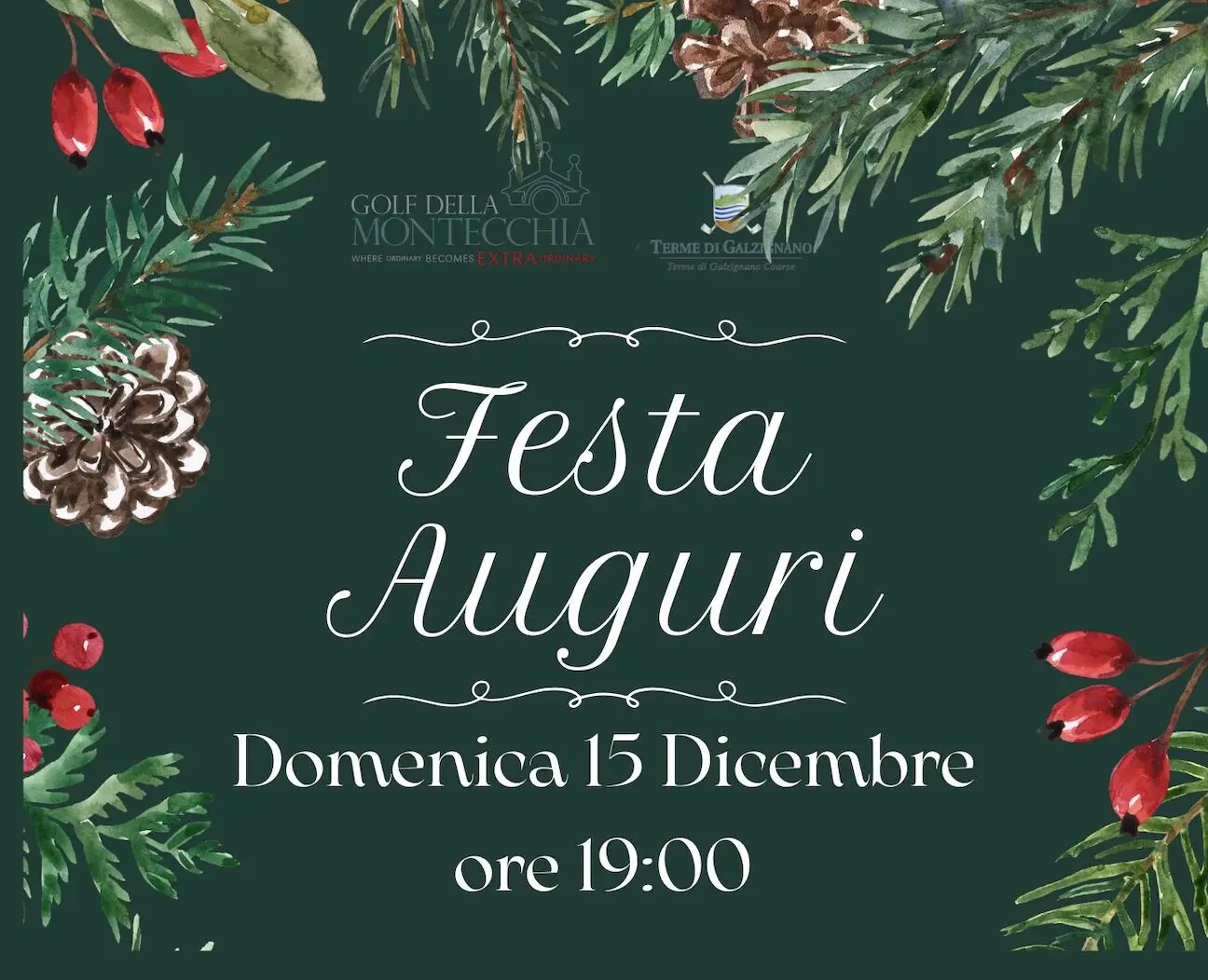 GIORNATA DEGLI AUGURI - DOM. 15 DICEMBRE - SAVE THE DATE!