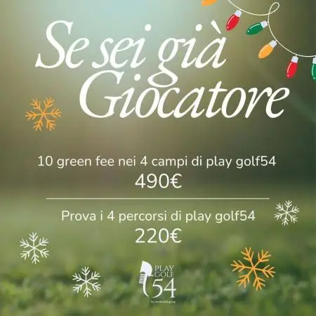 A NATALE REGALA IL GOLF!