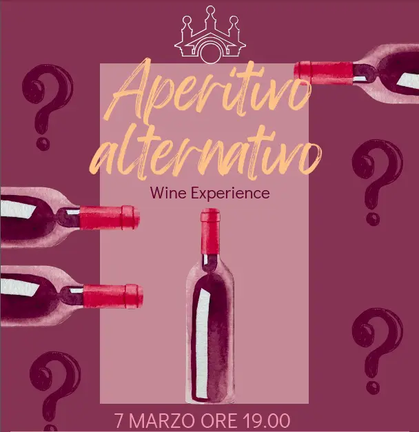 APERITIVO ALTERNATIVO - SAVE THE DATE:  7 MARZO ORE 19:00