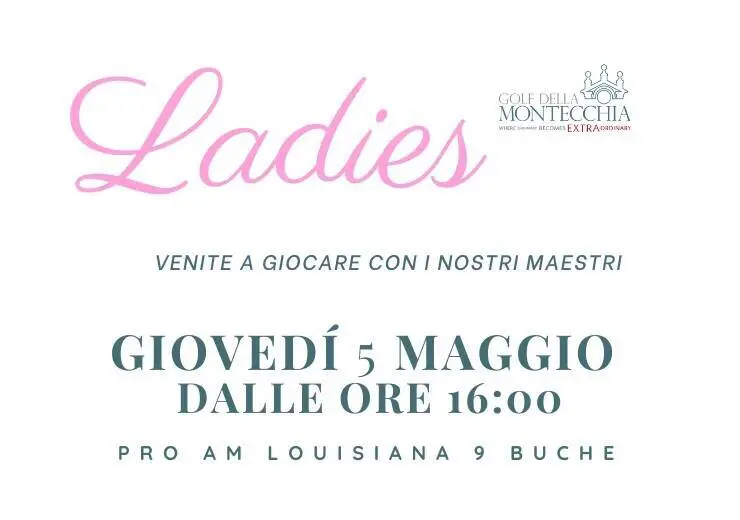 LADIES DAY GIOVEDÌ 5 MAGGIO