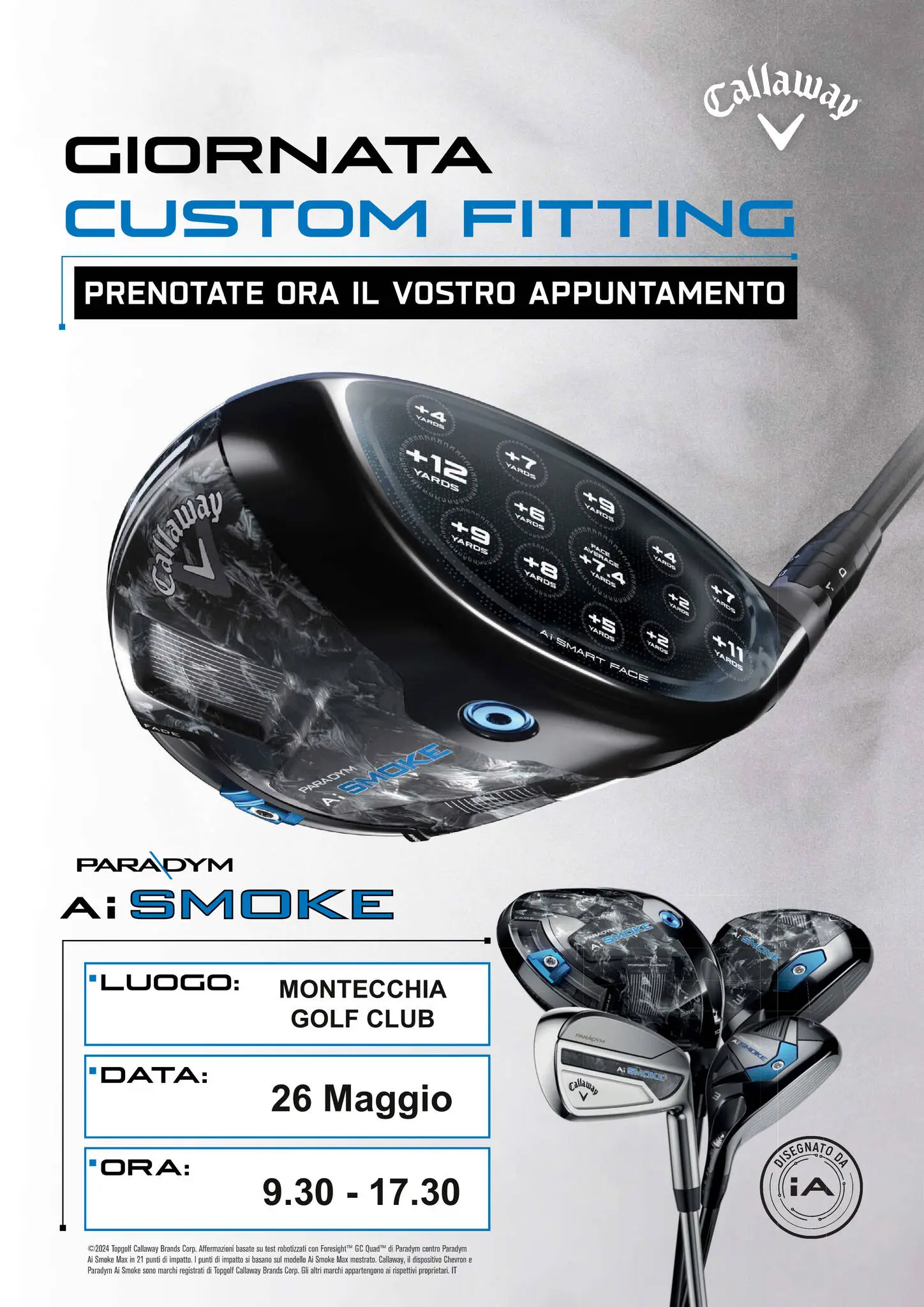 Ai SMOKE FITTING DAY MONTECCHIA GOLF