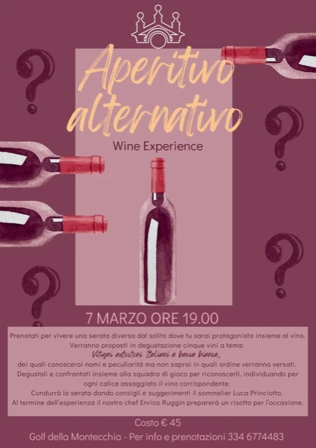 aperitivo alternativo 7 marzo