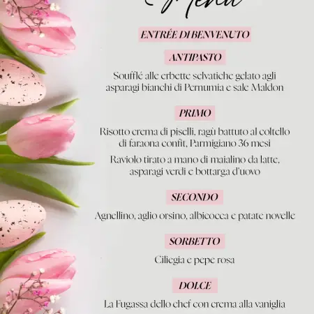 IL VOSTRO PRANZO DI PASQUA CON VISTA GREEN