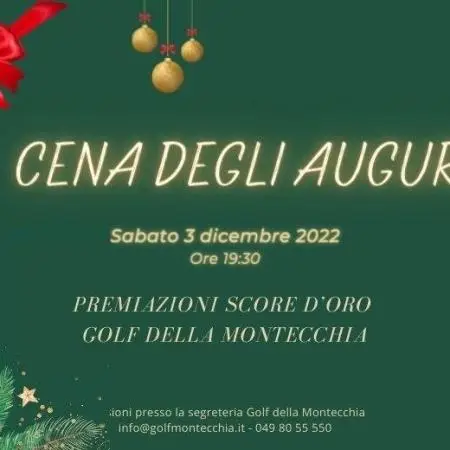 CENA DEGLI AUGURI SABATO 3 DICEMBRE