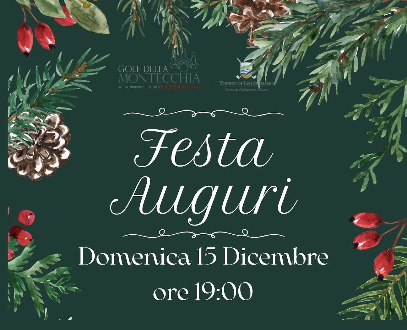 GIORNATA DEGLI AUGURI - DOM. 15 DICEMBRE - SAVE THE DATE!