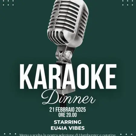 TORNA A GRANDE RICHIESTA...KARAOKE DINNER!