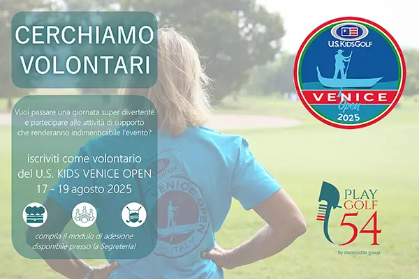U.S. KIDS VENICE OPEN 2025 - CERCASI VOLONTARI