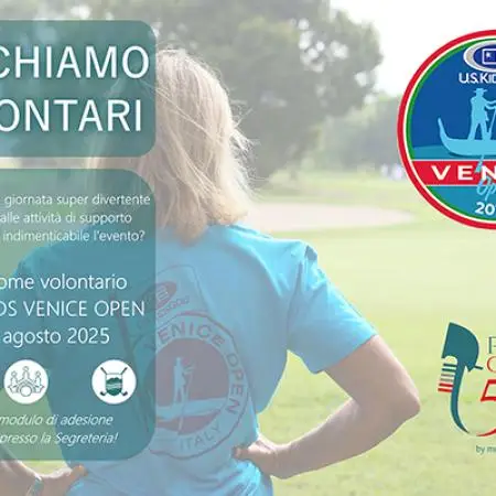 U.S. KIDS VENICE OPEN 2025 - CERCASI VOLONTARI