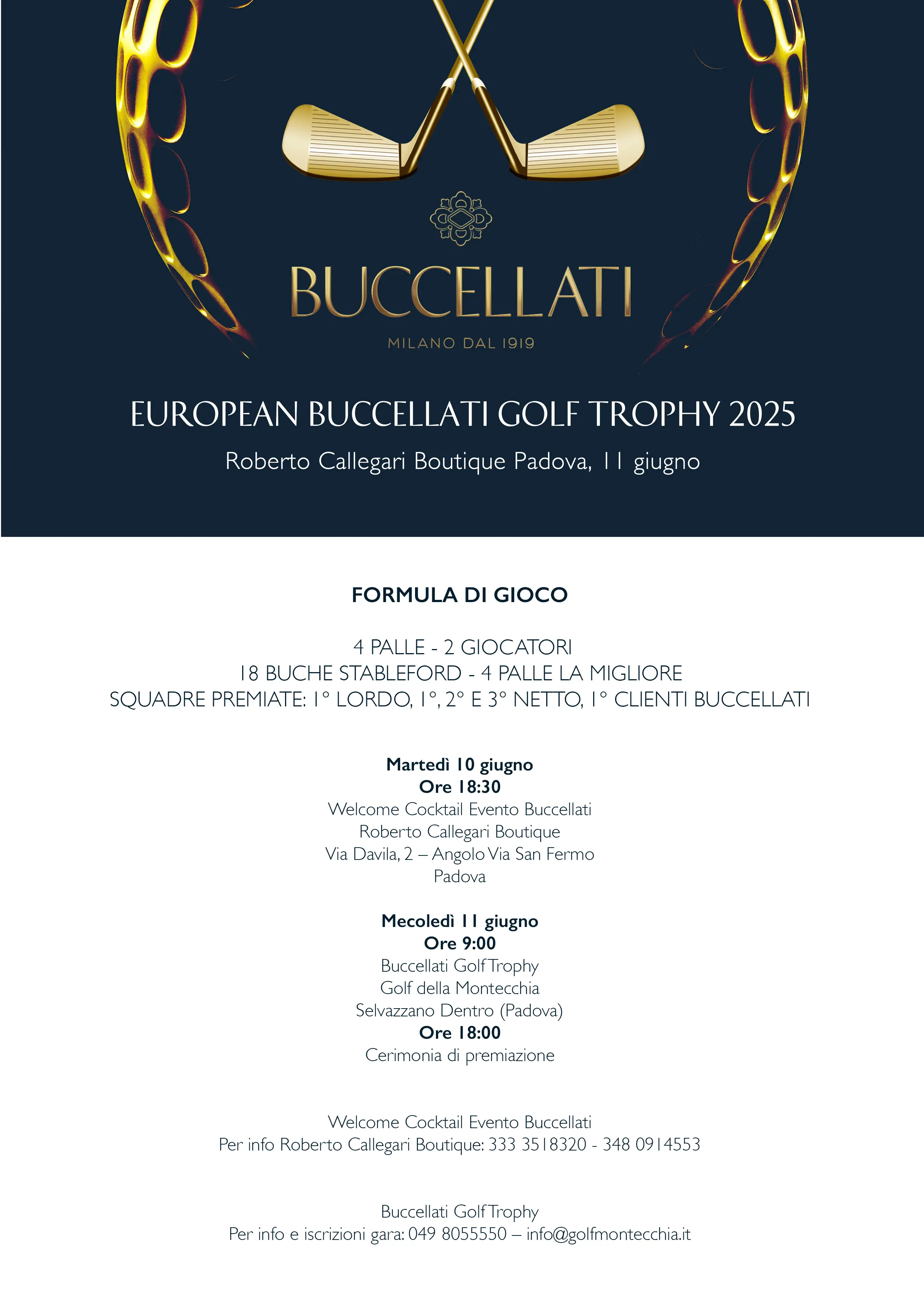 Buccellati TROPHY 2025 OCANDINA CALLEGARI