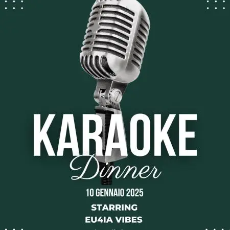 SERATA KARAOKE - SAVE THE DATE: VENERDì 10 GENNAIO