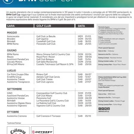 BMW GOLF CUP - BE PART OF IT!